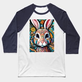 Rainbow Hare #001 Baseball T-Shirt